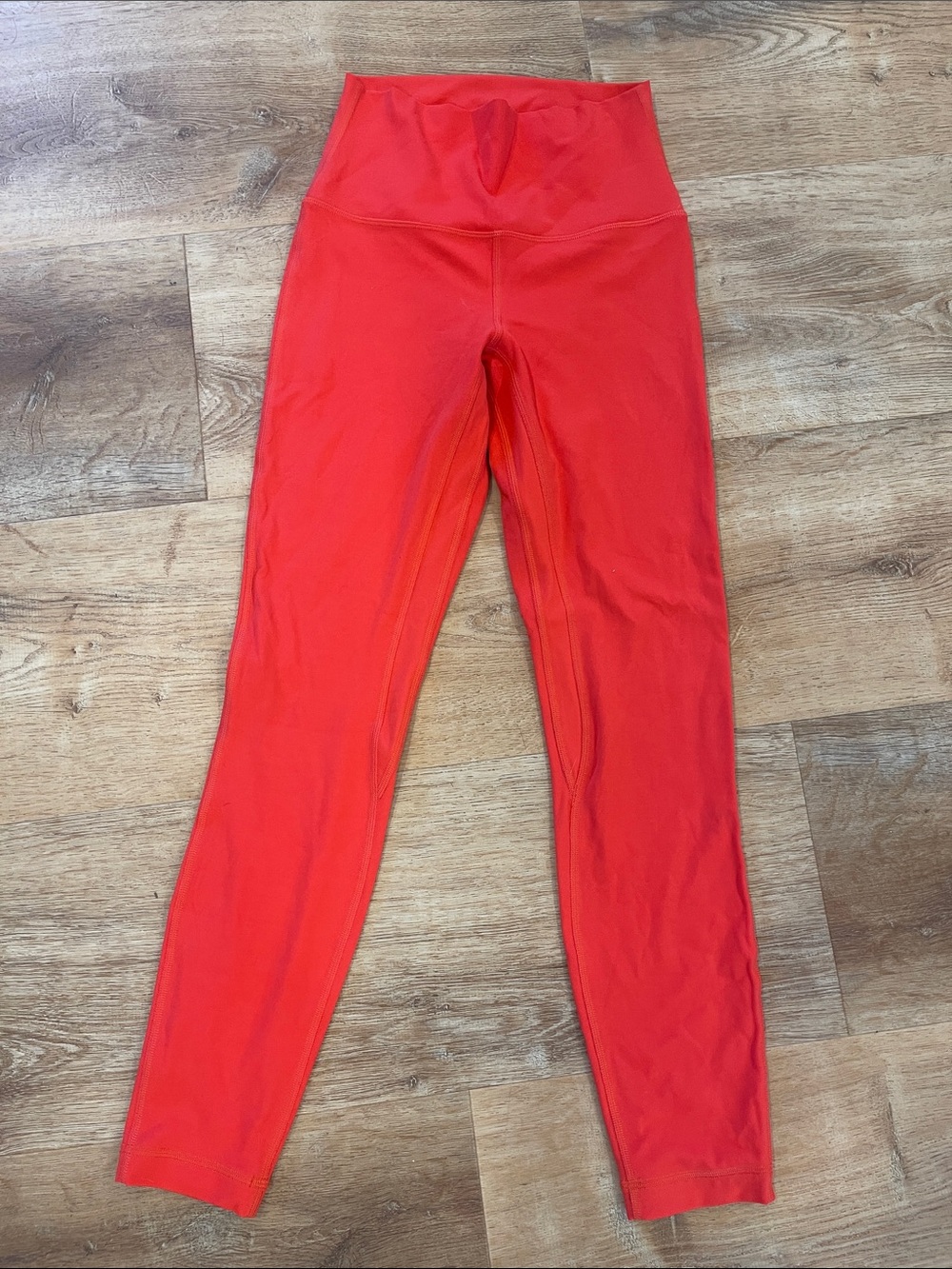 lululemon athletica Red High-Waist Leggings